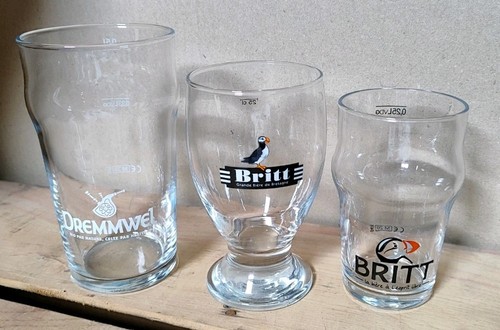 Verres bière de bretagne - verres,