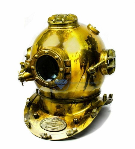 Ancien casque plongée - plongée, de