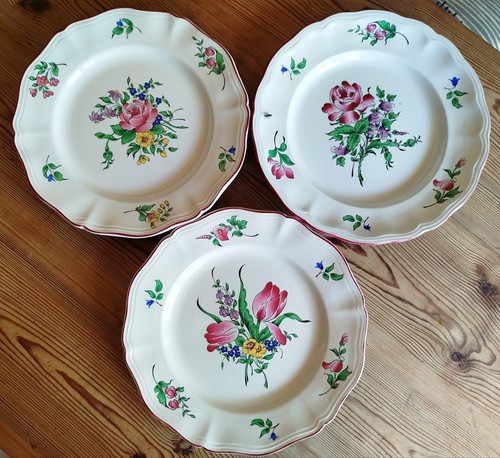 Assiettes plates faïence - assiettes,