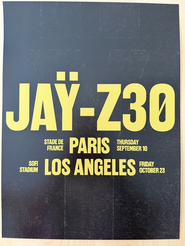 Affiche jay paris concert - jay,