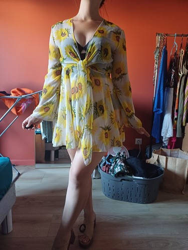Robe plage tournesol - de,