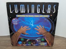 Luminglas Plasma Light 16" in Box Blue Touch Voice Music Sound - Complete Tested
