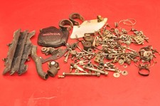 1989 87-89 Honda CR125R CR125 Engine Body Nuts Bolts Exhaust Pipe Mount Bracket