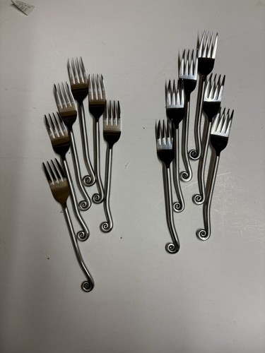 Fourchettes vintage inox - fourchettes,