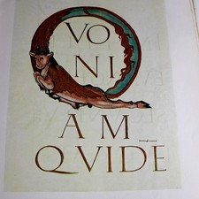 La Lettre Ornee Dans Les Manuscrits du VIII au XII Siecle 1943 Emile-A Van Moe