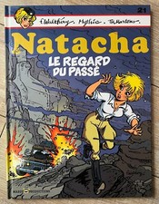 Dédicace BD WALTHERY NATACHA PLEINE PAGE COULEUR TTBE " LE REGARD DU PASSE "