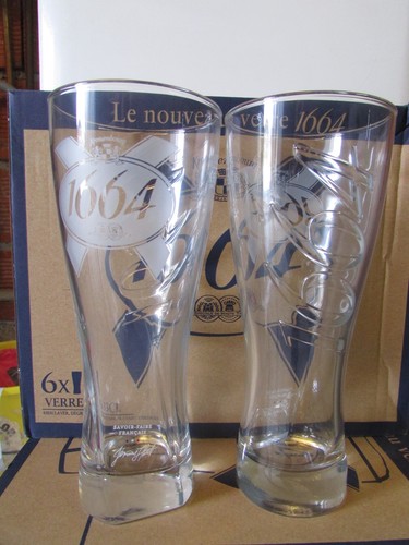 Lot verres bière - de, à