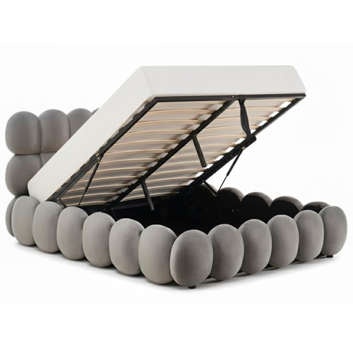 Pack lit coffre velours - lit, en