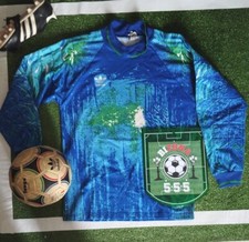 Om Adidas Gk Goalkeeper SHIRT JERSEY FOOTBALL Vintage 90 JEAT Jersey M 