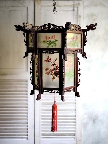 Antique chinese lantern - antique,