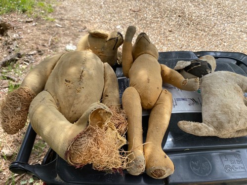 Lot peluche anciennes ours - anciennes,