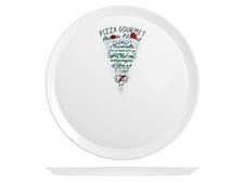 6 Assiettes À Pizza En Opale