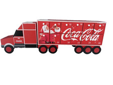 Vintage Coca Cola Wooden Advent Calendar Truck 