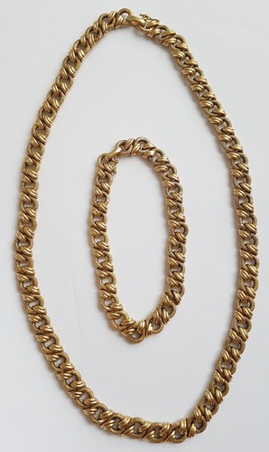 Parure bijoux collier - , et