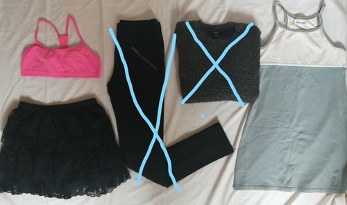 Lot 12ans jupe noir - lot, 11-12ans