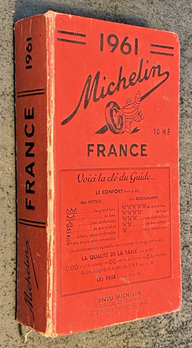 Guide michelin rouge 1961 - guide,