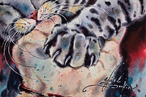 Peinture originale aquarelle
