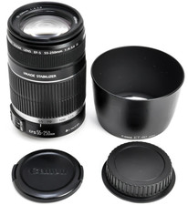 Objectif zoom téléobjectif AF Canon EF-S 55-250 mm f/4-5,6 IS presque comme...