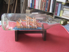 ++"540.23" old model boat sailboat in bottle
