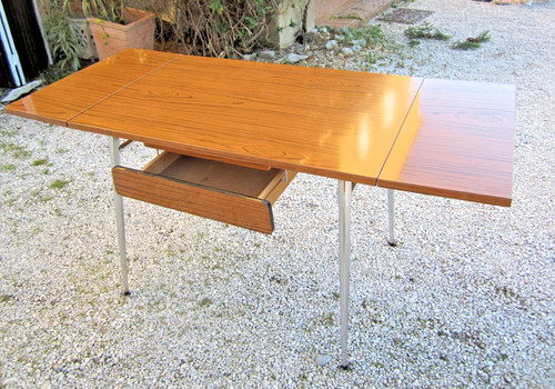 Table formica avec - 2, rallonges