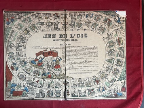 Gravure ancienne grand jeu - ancienne,