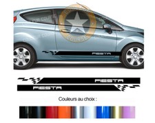 2 BANDES BAS DE CAISSE POUR FORD FIESTA ST SPORT DECO PORTIERE STICKER BD579-20