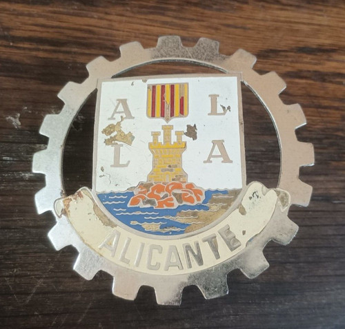 Plaque ancienne club - ancienne, de
