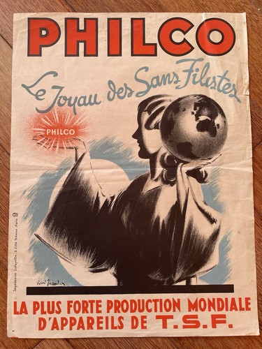 Philco affiche publicitaire - philco/affiche, publicitaire/le