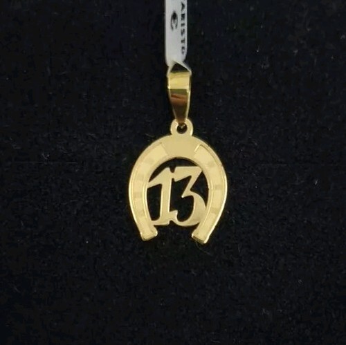 Pendentif 18k 750 mls fer - or,