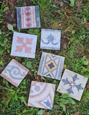 1 Carreau De Ciment Ancien