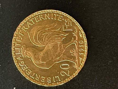 Francs marianne coq 1910 - 20,