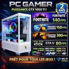 PC Gamer GTX 1050 Ti | 16 Go