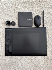 Wacom Intuos PTK-640 Black Intuos 4 Bundle PARTS ONLY UNTESTED
