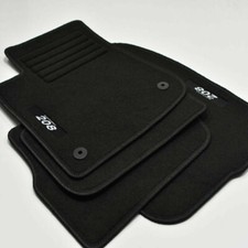 Set 4 Tapis De Sol Peugeot 208 I De 2012 à 2019 Edition Logo Velours Brodé NEUFS