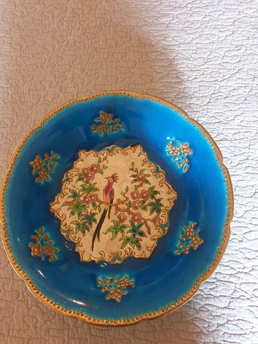 Antique longwy enamel large - longwy,