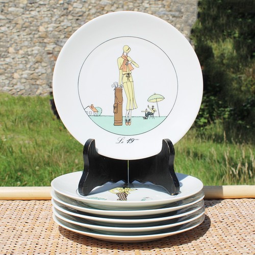 Set assiettes à - set,