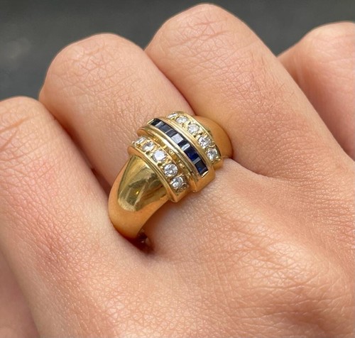 Bague jaune k - or,