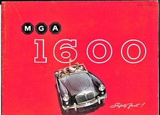Brochure MG: MGA 1600