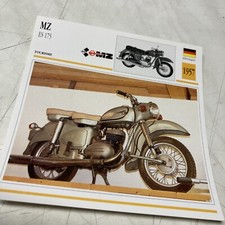 MZ ES 175 1957 carte moto