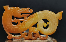 Jade Hetian Céladon et ambre