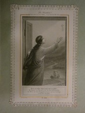 image pieuse canivet dentelle