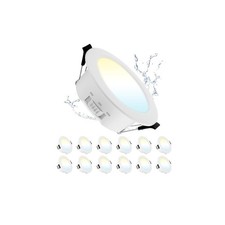 Lot de 12 Spot LED Encastrable