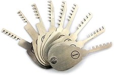 Lot de 9 outils de crochetage de serrure pour serrurier