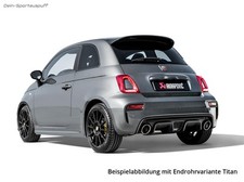 Akrapovic Sport Charbon Fiat