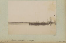 Harpon, Ouistreham (Calvados) torpedo boat. Normandy. 1904 Print.