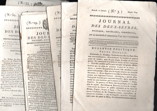 Lot journaux journal - 7, des