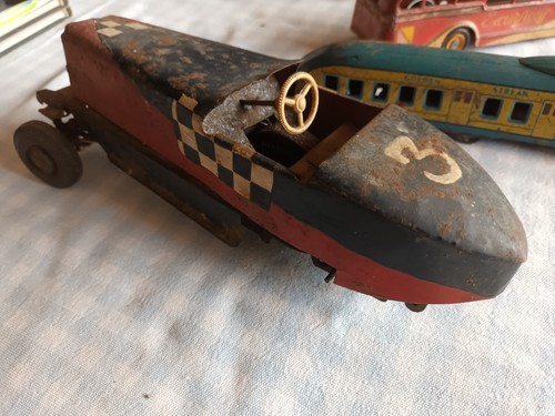 Lot jouets anciens - lot, tole