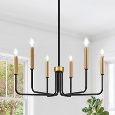 Black & Gold 6-Light