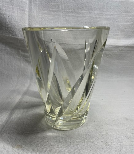Ancien vase cristal coloré - vase,