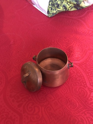 Mini chaudron cuivre - chaudron, ancien